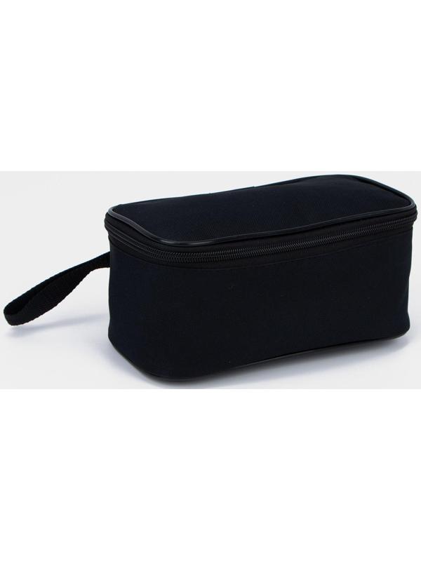 Косметичка на молнии, цвет чёрный