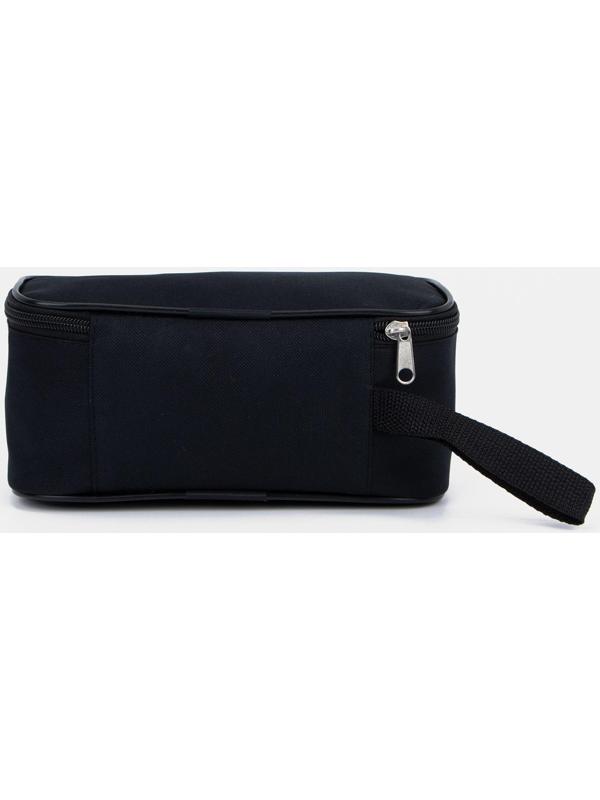 Косметичка на молнии, цвет чёрный