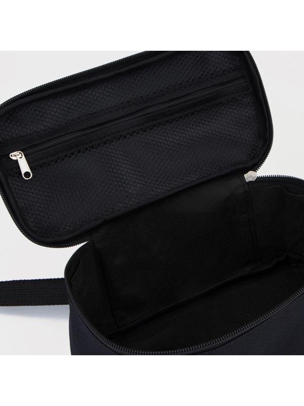 Косметичка на молнии, цвет чёрный