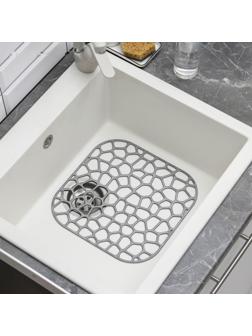 Решетка в раковину «Квадратная», 30×30 см, цвет МИКС