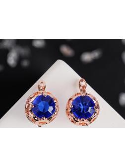 Серьги со стразами 