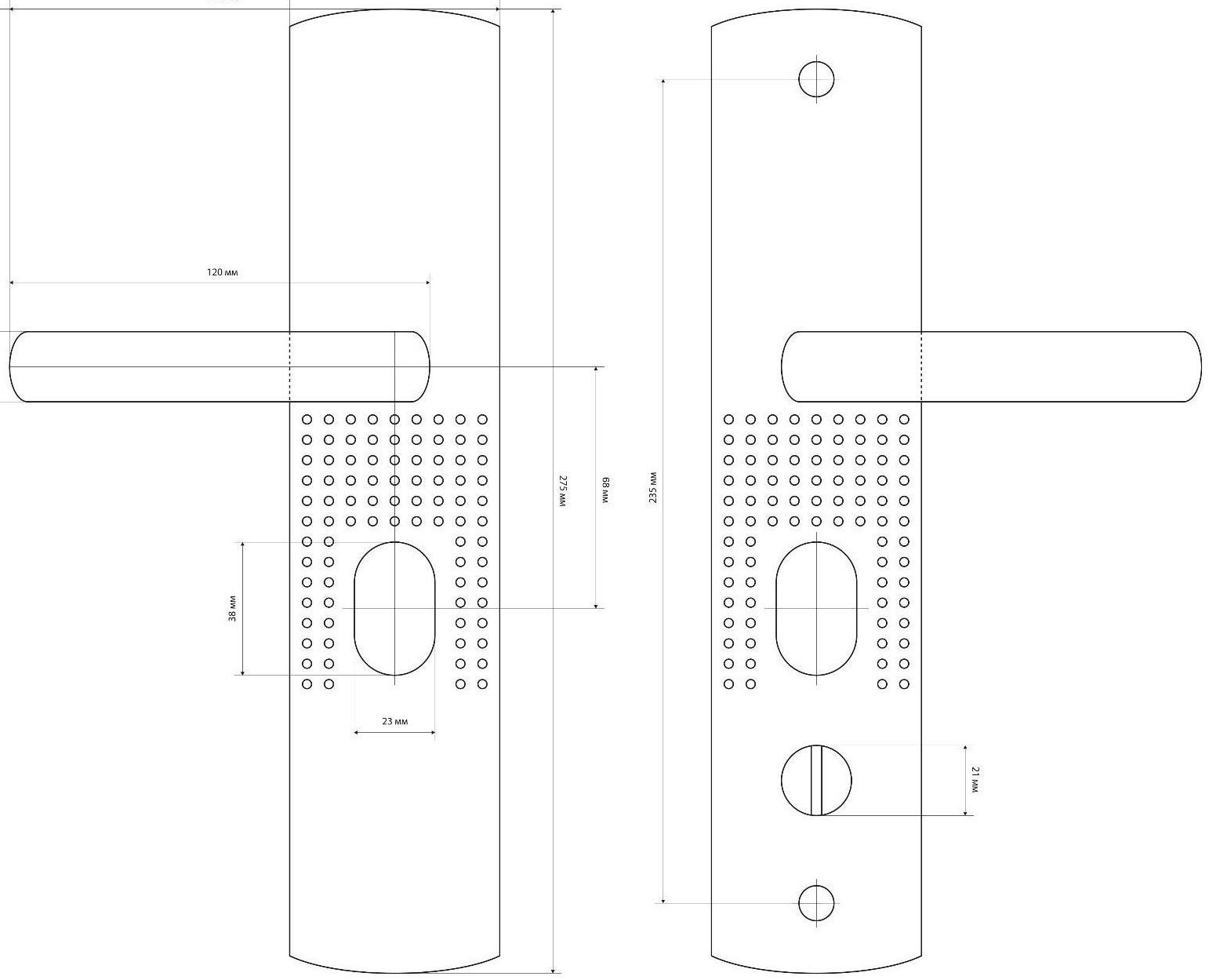 Комплект ручек 
