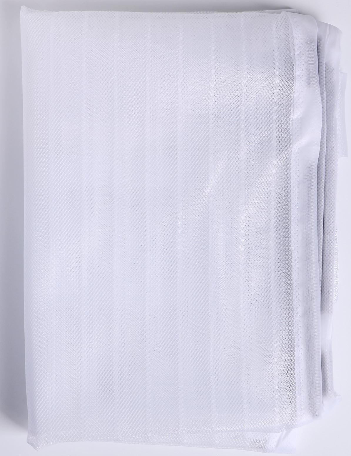 Сетка антимоскитная для дверей, 90 × 210 см, на магнитах, цвет белый