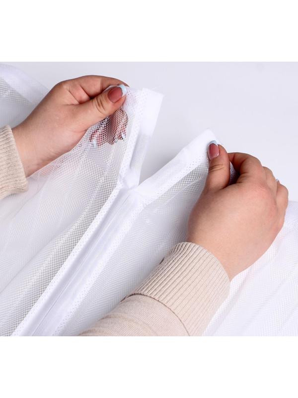 Сетка антимоскитная для дверей, 90 × 210 см, на магнитах, цвет белый