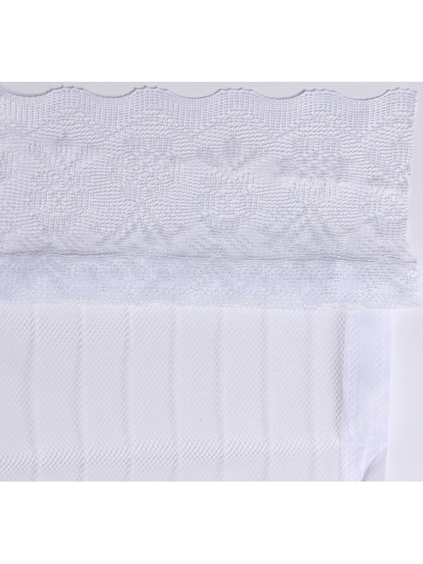 Сетка антимоскитная для дверей, 90 × 210 см, на магнитах, цвет белый