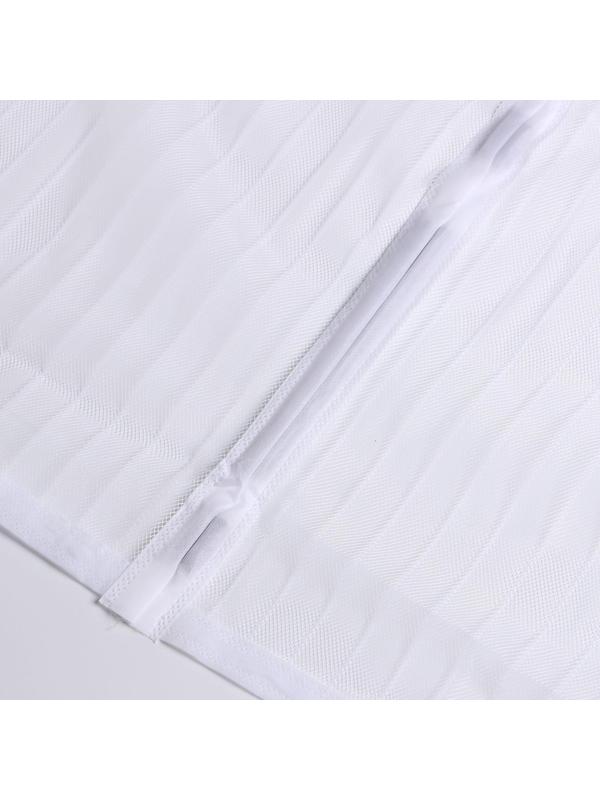 Сетка антимоскитная для дверей, 100 × 210 см, на магнитах, цвет белый