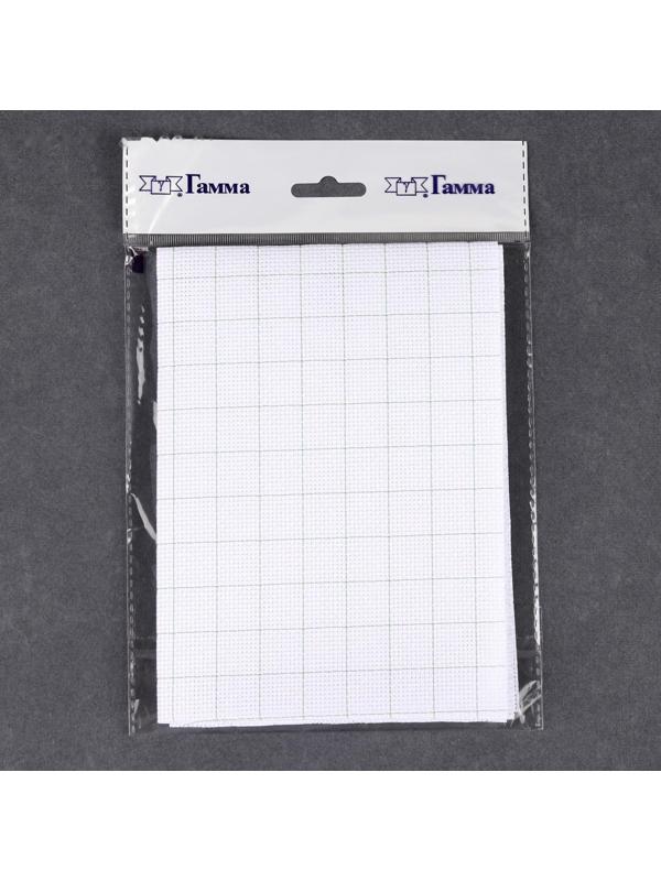 Канва для вышивания, в клетку, №14, 30 × 40 см, цвет белый