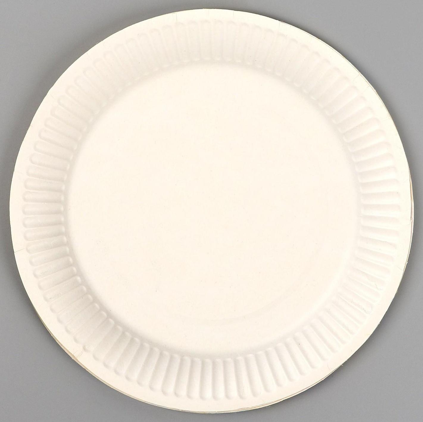 Тарелка бумажная «С днём рождения!», свечи и гирлянды, 18 см