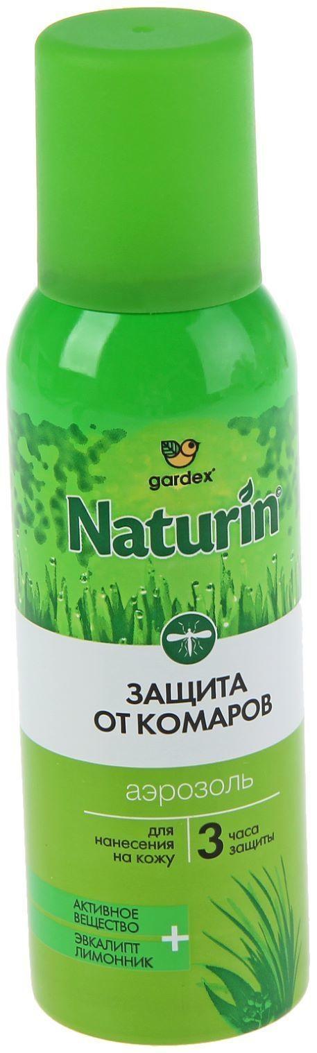 Аэрозоль-репеллент от комаров Gardex Naturin, 100 мл