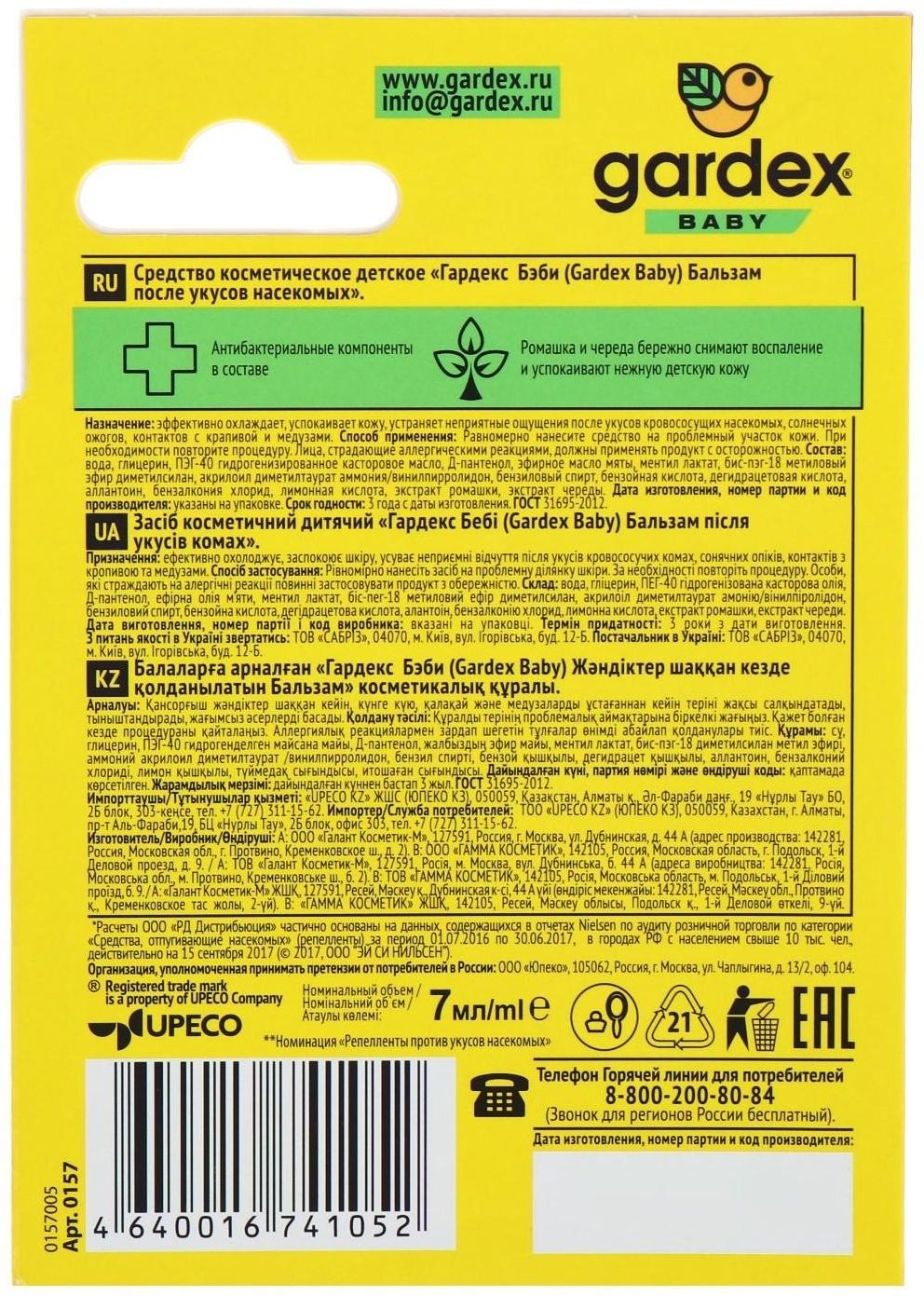 Бальзам после укусов насекомых 