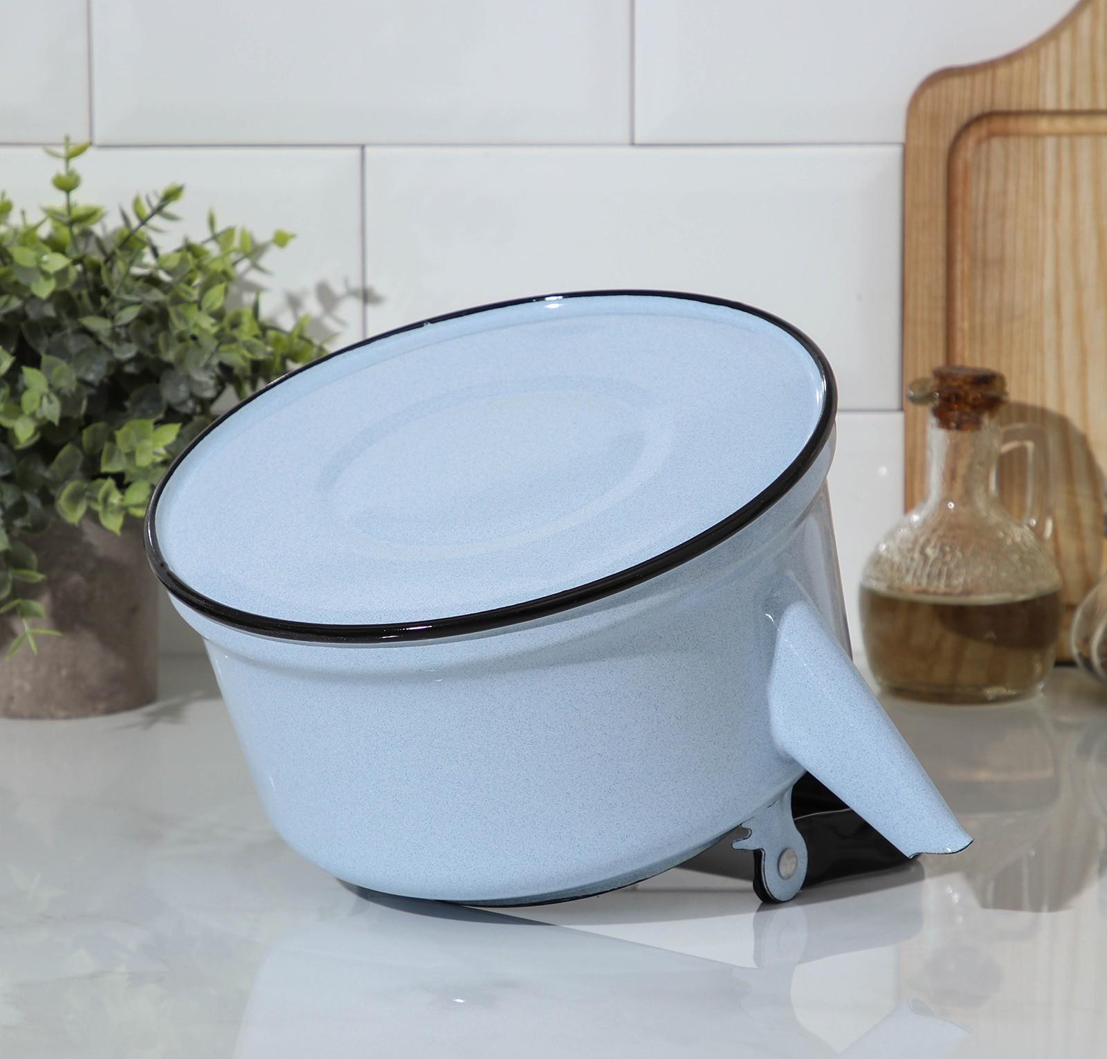 Чайник, 3,5 л, закатное дно, индукция, цвет голубой