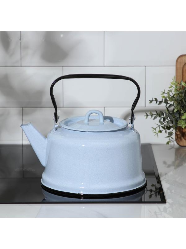 Чайник, 3,5 л, закатное дно, индукция, цвет голубой
