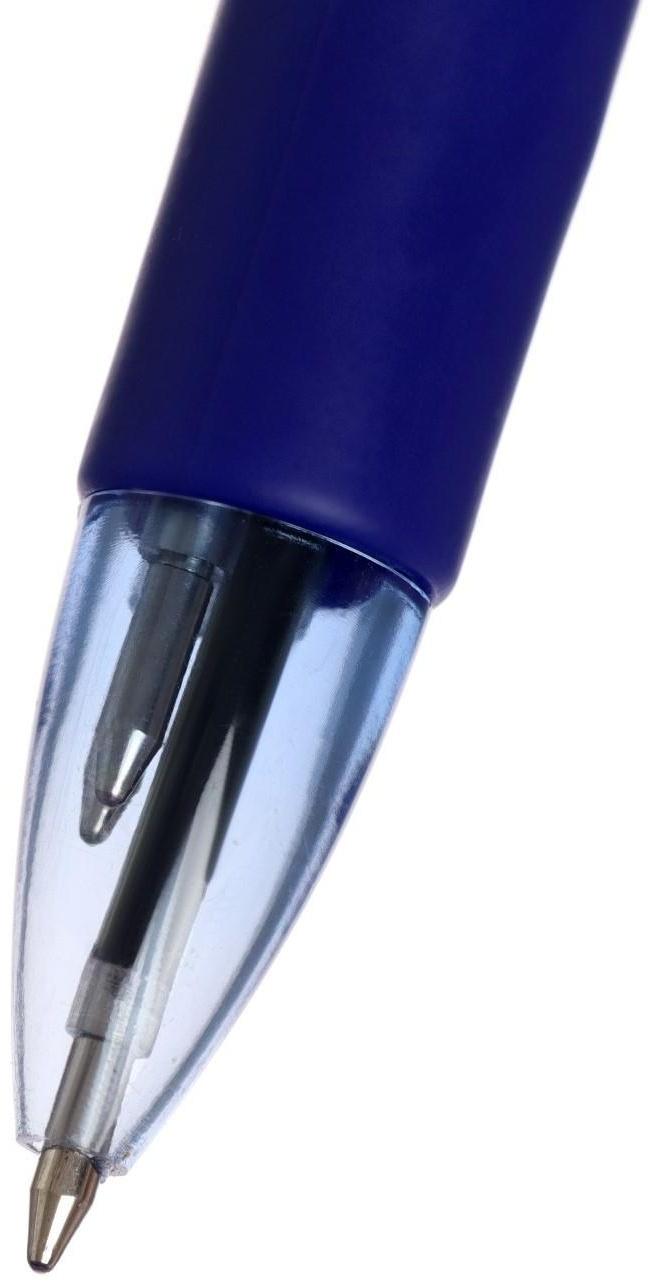 Ручка шариковая, автоматическая, 4-х цветная, МИКС