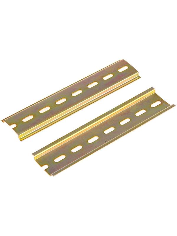 DIN-рейка L 150, оцинкованная, цвет желтый, в упаковке 100 шт.