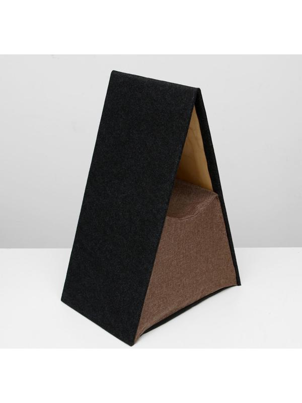 Дом-когтеточка раскладной, 51 х 35,5 х 73 см, микс