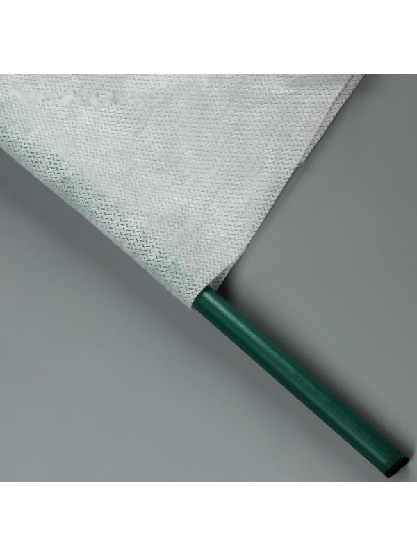 Парник прошитый, длина 5 м, 6 дуг из металла, дуга L = 3 м, d = 10 мм, спанбонд 60 г/м², «Весна»