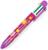 Ручка шариковая Calligrata, автоматическая, 6-ти цветная, с рисунком, МИКС