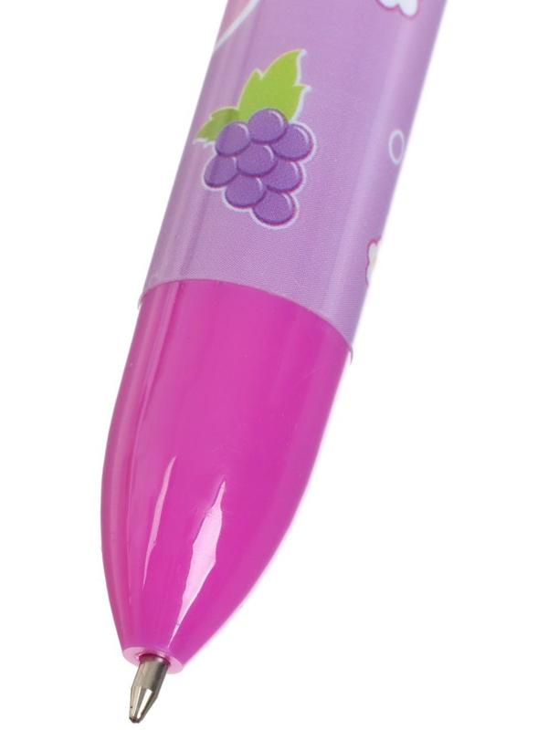 Ручка шариковая Calligrata, автоматическая, 6-ти цветная, с рисунком, МИКС