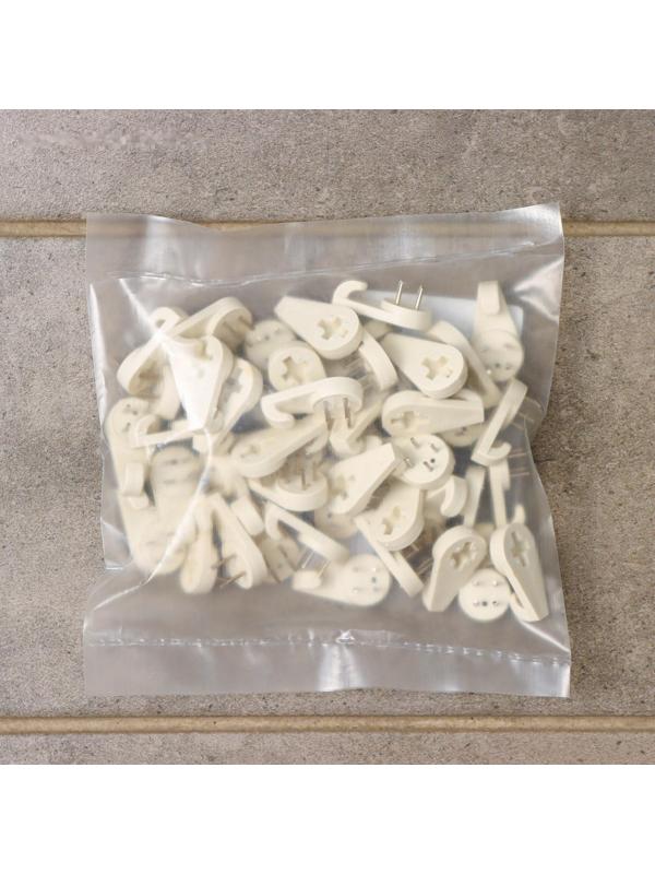 Крепление для картины ЗАО Пластик «Без гвоздя», большое, цвет белый