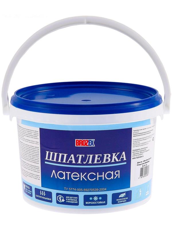 Шпатлёвка латексная Brozex, 5 кг
