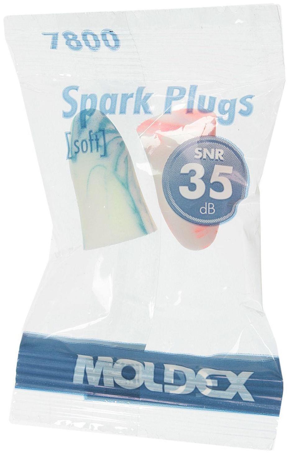 Противошумные вкладыши беруши Moldex Spark Plugs 7800 МИКС