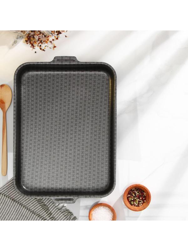 Противень «Хозяюшка», 27×35 см, антипригарное покрытие, цвет бордовый