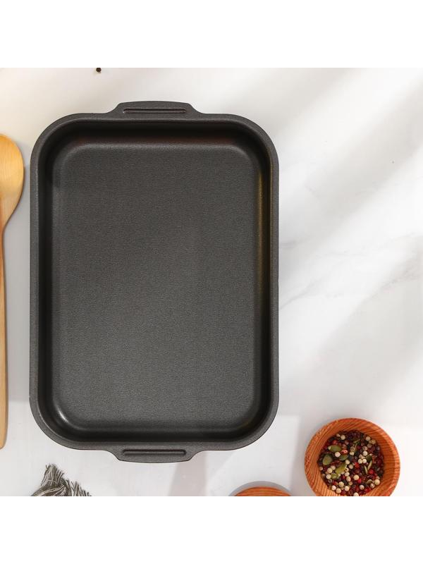 Противень «Экономика», 19×25 см, антипригарное покрытие, цвет синий