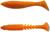 Виброхвост Helios Slash Orange & Yellow, 6.7 см, 10 шт. (HS-19-015)