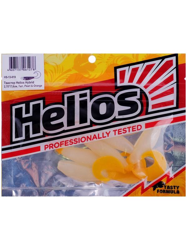 Твистер Helios Hybrid, МИКС, 7 см, 7 шт. (HS-13-019)