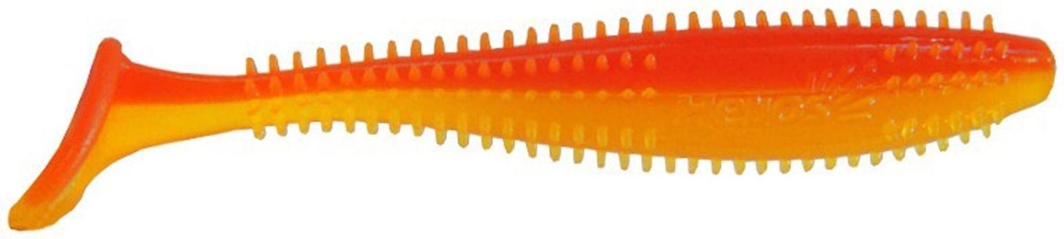 Виброхвост Helios Shaggy Orange & Yellow, 8.5 см, 5 шт. (HS-16-015)