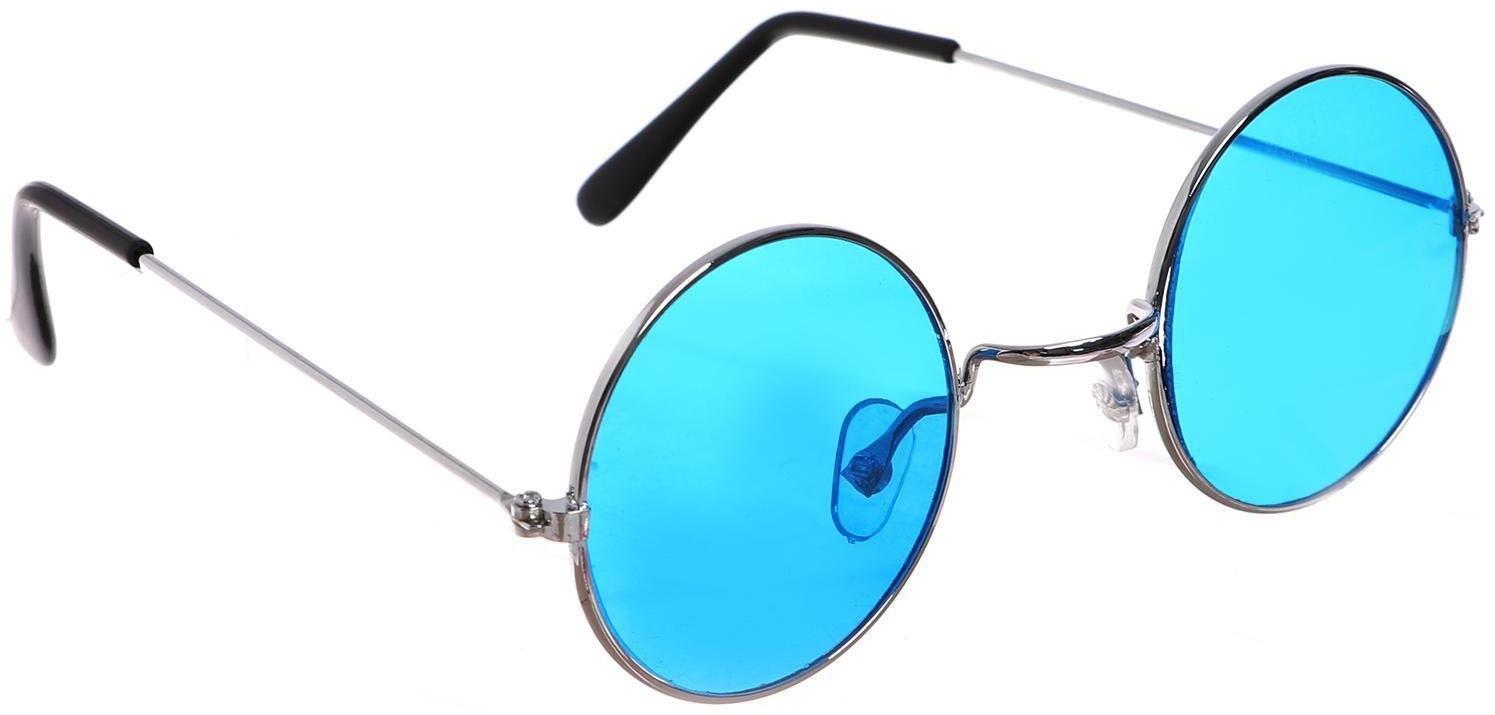 Карнавальные очки «Круглые», цвета МИКС