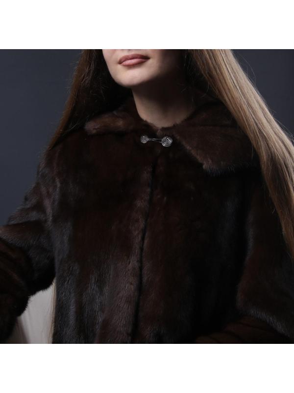 Декоративная застёжка, d = 2,5/3 см, цвет чёрный