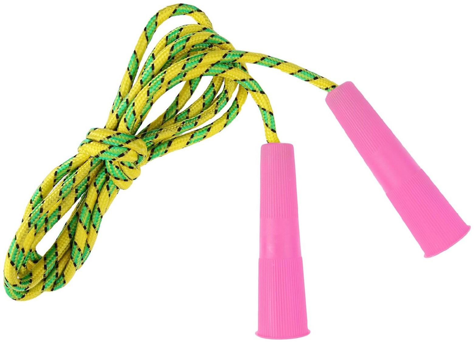 Скакалка 2,2 м, d=0,5 cм, цвета МИКС