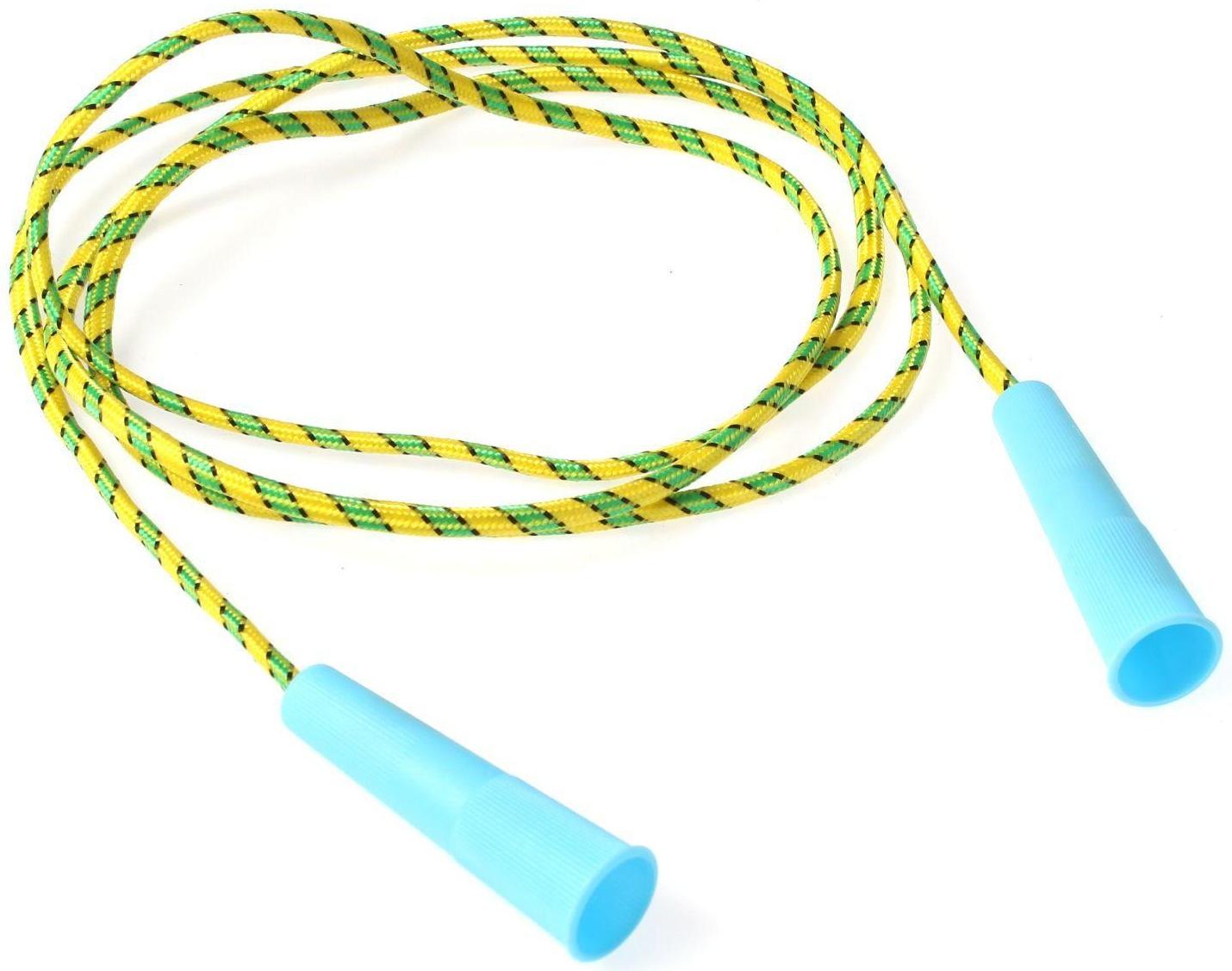 Скакалка 2,2 м, d=0,5 cм, цвета МИКС