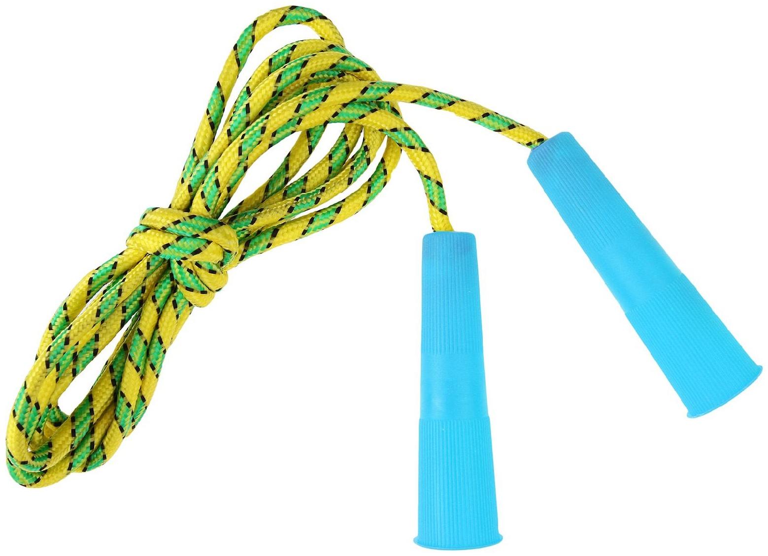 Скакалка 2,2 м, d=0,5 cм, цвета МИКС