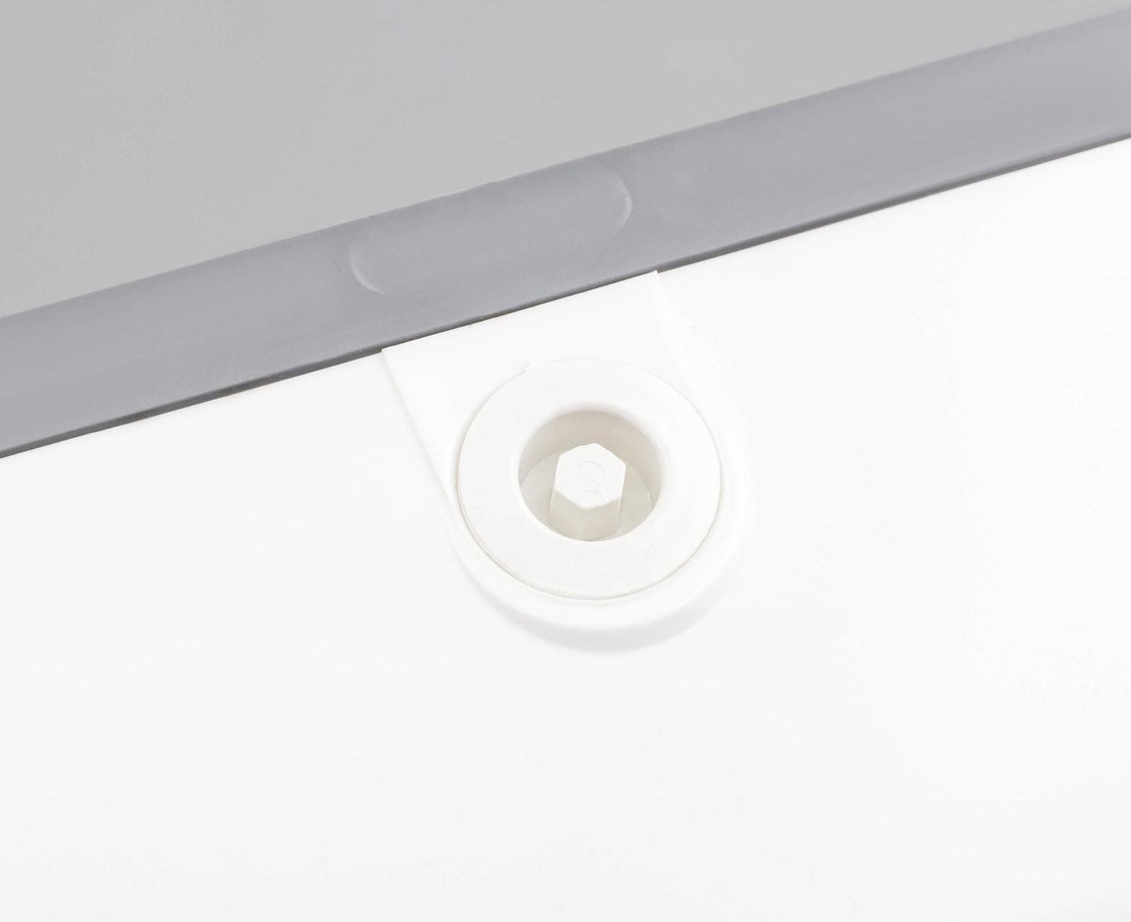 Диспенсер бумажных полотенец в листах, 26×12×22 см, цвет белый