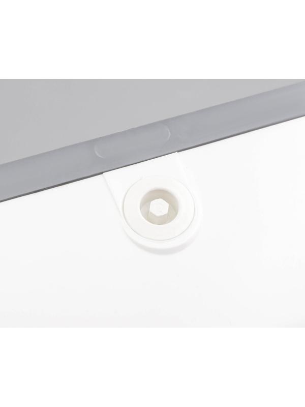 Диспенсер бумажных полотенец в листах, 26×12×22 см, цвет белый