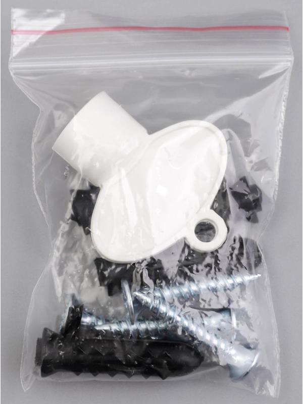 Диспенсер бумажных полотенец в листах, 26×12×22 см, цвет белый