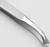 Пинцет скошенный, широкий, 8,5 см, цвет серебристый