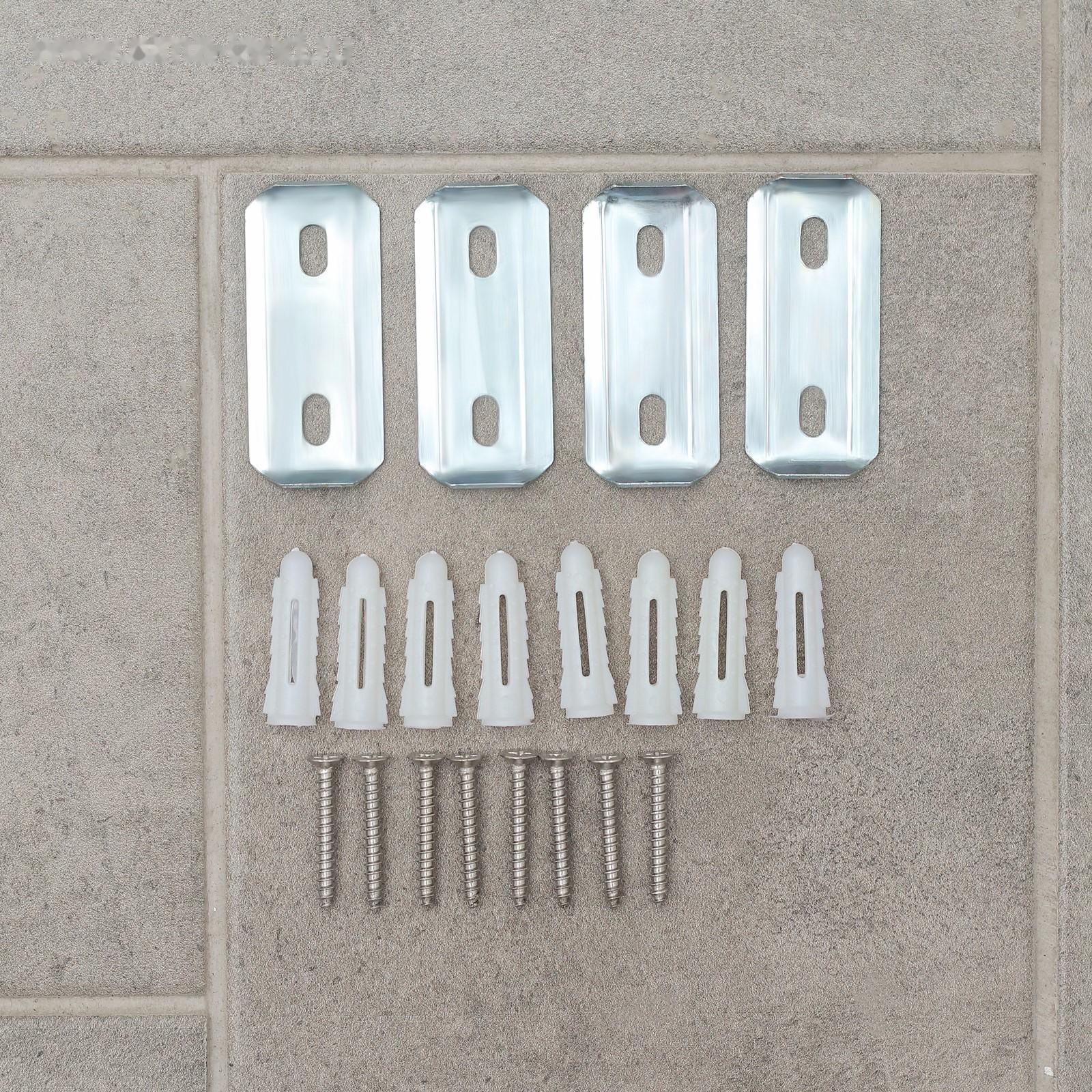 Полка угловая Accoona A11110-3, 3-х ярусная, стекло, цвет хром