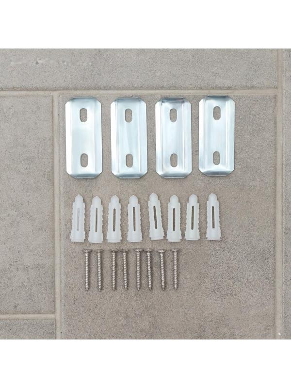 Полка угловая Accoona A11110-3, 3-х ярусная, стекло, цвет хром