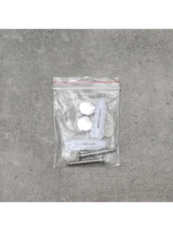 Крючок настенный на планке Accoona А161-5, 5 шт, цвет хром