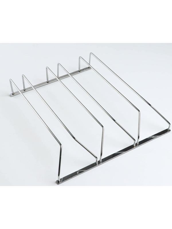 Сушилка для бокалов Доляна, 3 направляющих, 34×6,5×33 см