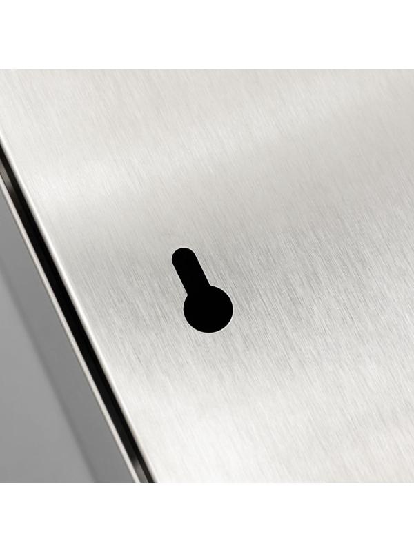 Диспенсер для бумажных листовых полотенец, нержавеющая сталь