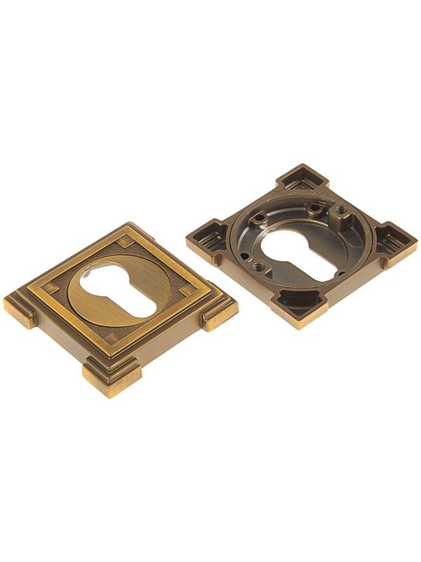 Накладка на цилиндровый механизм TRODOS Premium ET19 CF, цвет кофе