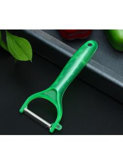 Овощечистка Доляна «отражение», 15 см, цвет МИКС