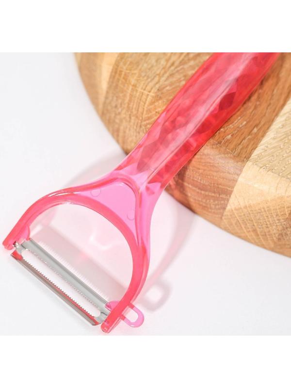 Овощечистка Доляна «отражение», 15 см, цвет МИКС