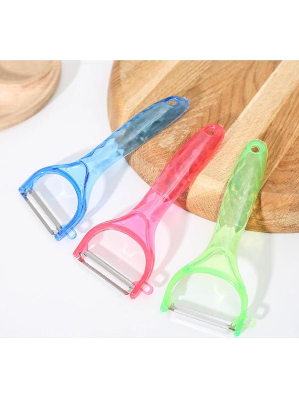 Овощечистка Доляна «отражение», 15 см, цвет МИКС