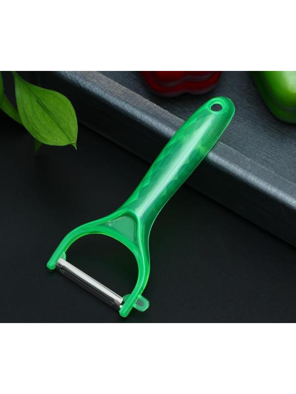 Овощечистка Доляна «отражение», 15 см, цвет МИКС