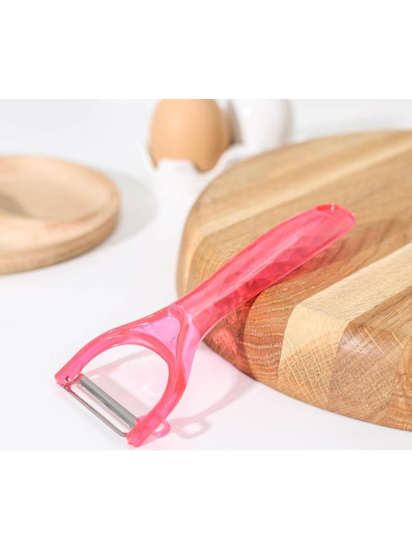 Овощечистка Доляна «отражение», 15 см, цвет МИКС